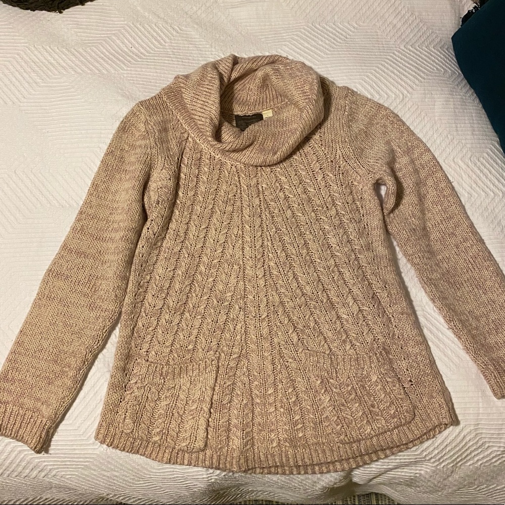 Anthropologie wool cowl neck sweater